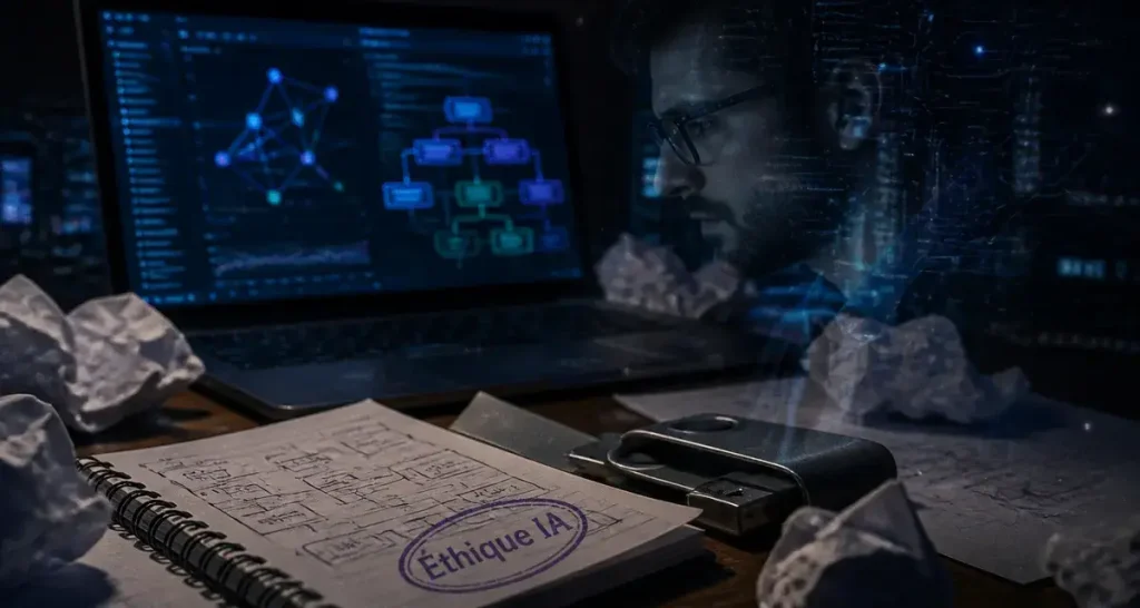 Filosofia e intelligenza artificiale : éthique IA et logique, double exposition technologique