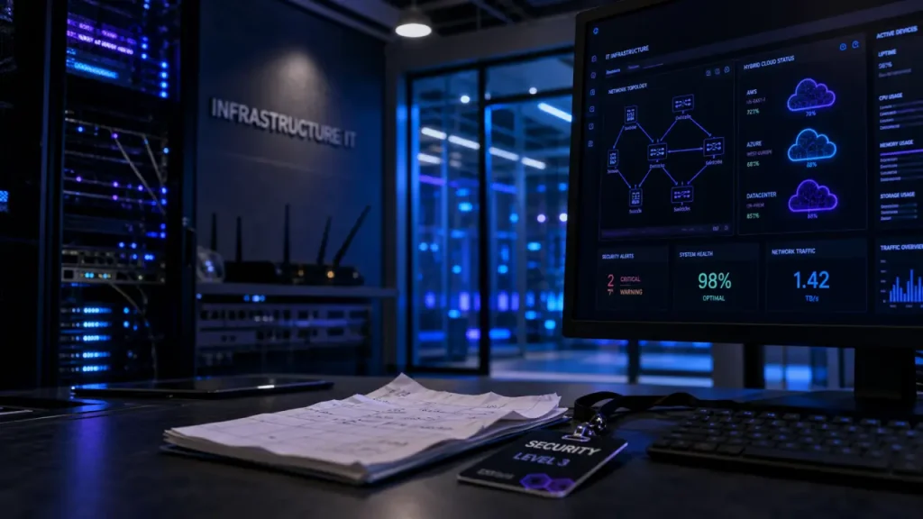 Infrastructure IT : cloud hybride et virtualisation dans un centre de supervision