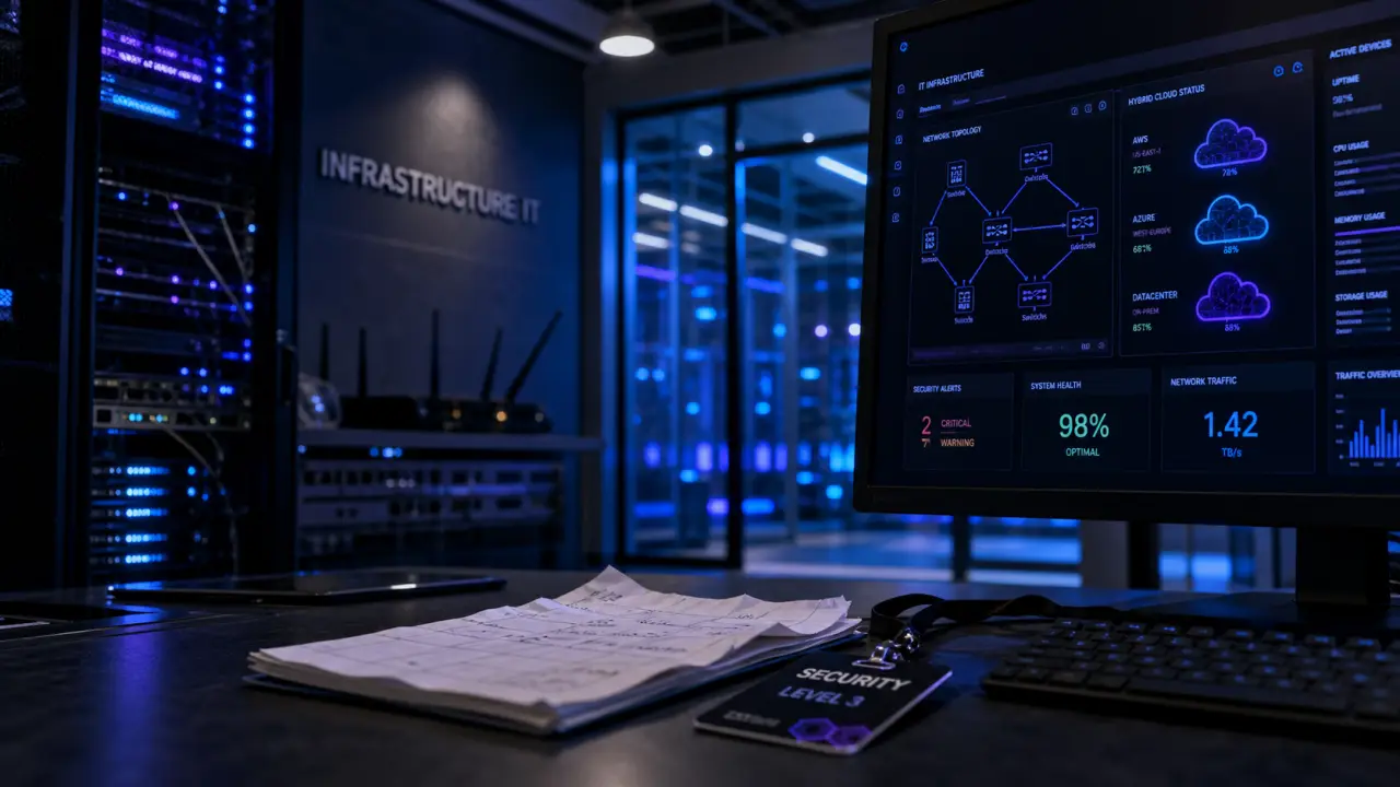 Infrastructure IT : cloud hybride et virtualisation dans un centre de supervision