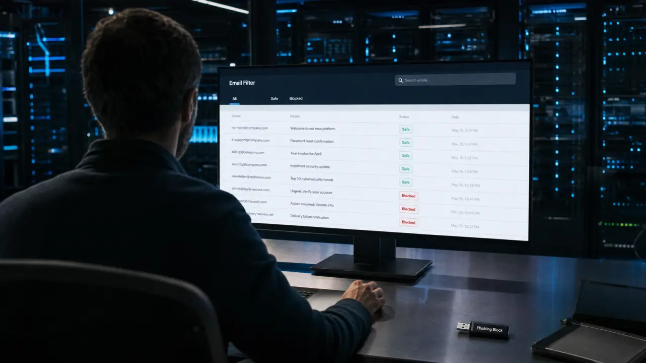 mailinblack avis : filtrage anti-spam sur interface serveur