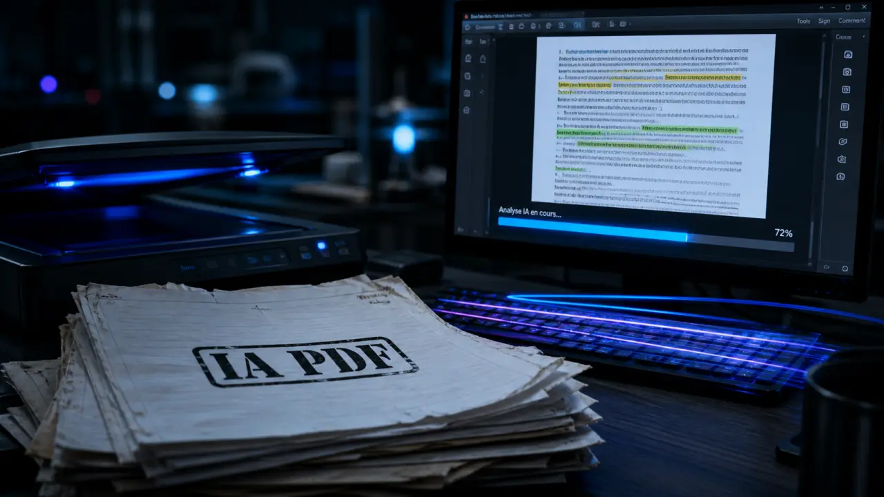 PDF künstliche intelligenz : scanner et limites IA sur documents