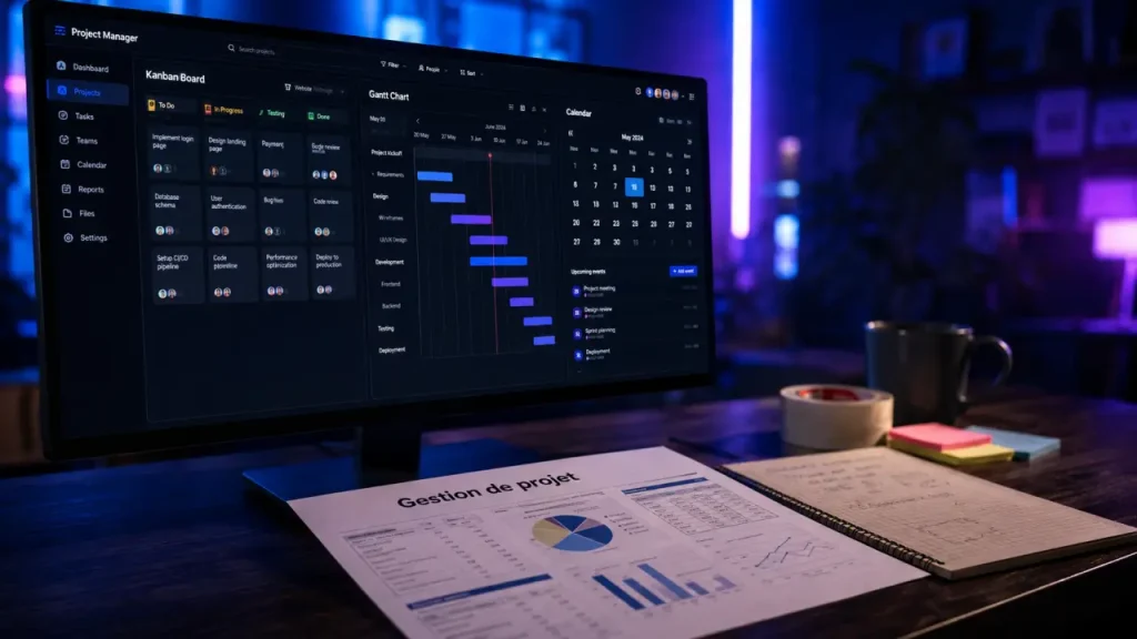 Gestion de projet outils Kanban et Gantt, gratuit ou payant