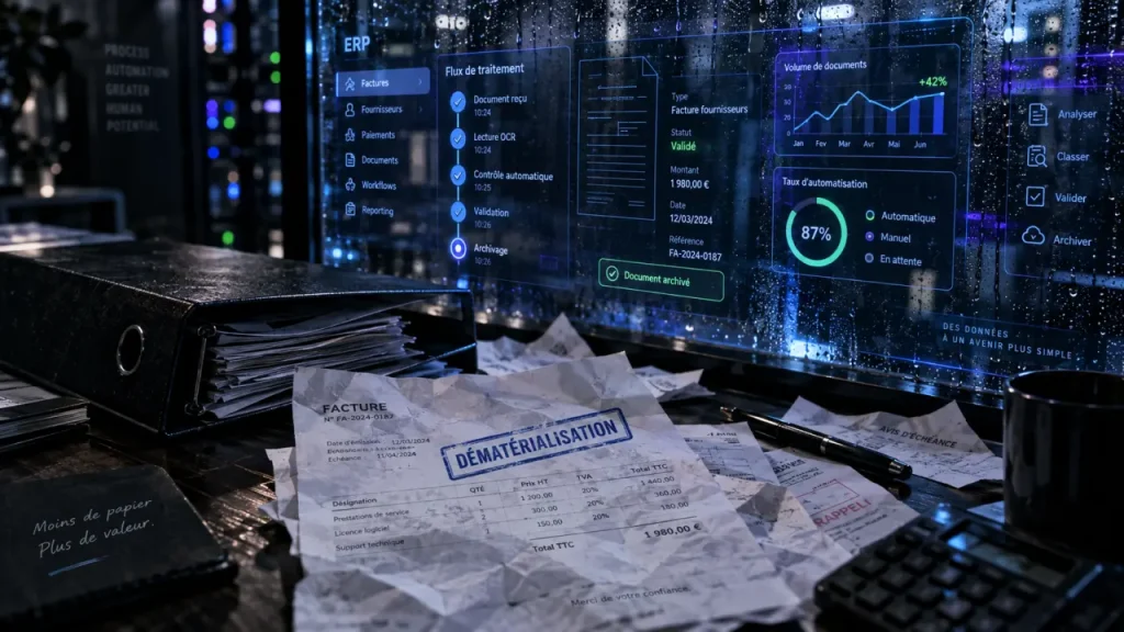 Digitalizzazione imprese: dematerializzazione con processi ERP e meno carta