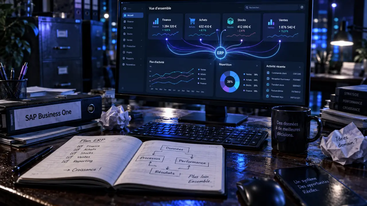 Business One software : ERP finance, stocks et ventes connectés