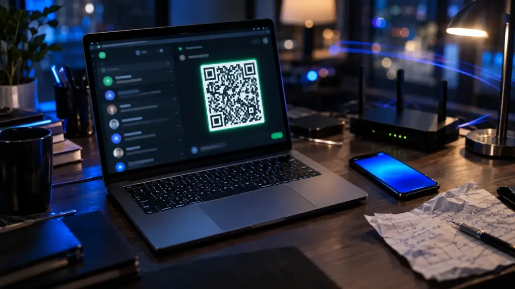 WhatsApp Business online : QR Code WhatsApp Web sur laptop, jusqu’à 4 dispositivi